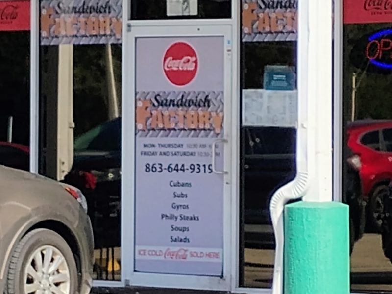 Sandwich Factory exterior